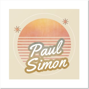 paul simon ll 80s moon Posters and Art